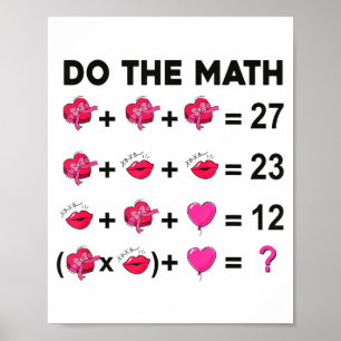 6 7 Meme Six Seven Rechne Nach Lehrer Valentinsgru Poster