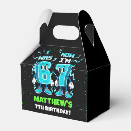 6 7 Meme Trend Six Seven Birthday Party Geschenkschachtel