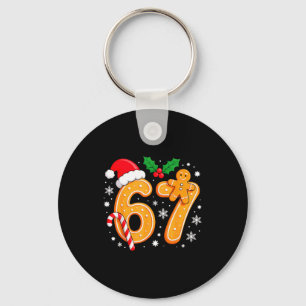 6 7 Meme Weihnachten 67 Sechs Sieben Kekse Lebkuch Schlüsselanhänger