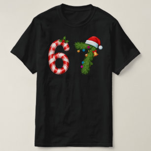 6 7 Meme Weihnachten Sechs Sieben Lustiges Meme T-Shirt
