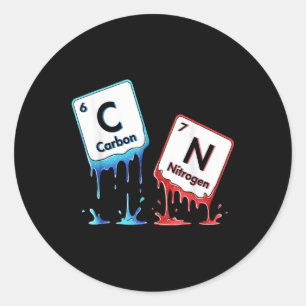 6 7 Periodensystem Meme Wissenschaft Chemie6 7 Per Runder Aufkleber