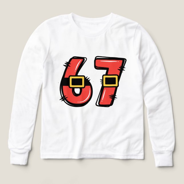 6 7 Santa Gürtel Weihnachten  (Design Vorderseite)