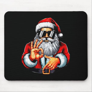 6 7 Sechs Sieben Lustiger Weihnachtsmann Meme Slan Mousepad