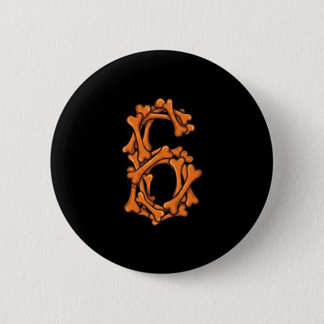 6 7 Six Seven Meme Couple Matching Halloween Costu Button (Vorderseite)