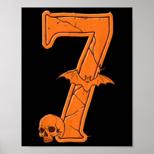 6 7 Six Seven Meme Paarmatching-Halloween-Kostüm Poster