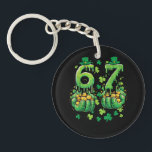 6 7 St Patricks Day Schlüsselanhänger<br><div class="desc">6 7 St Patricks Day</div>