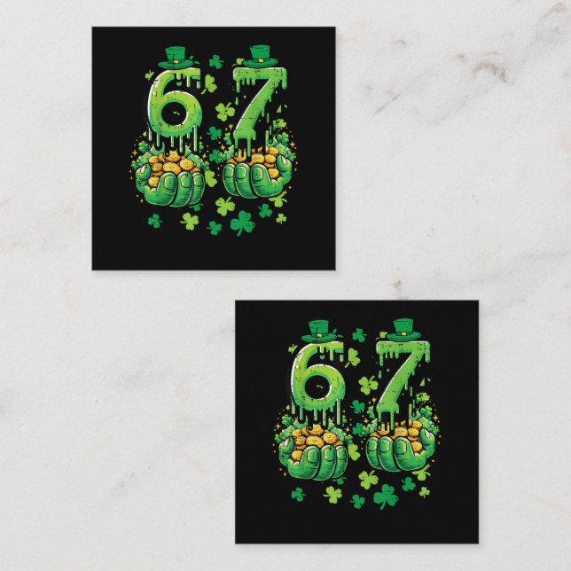 6 7 St. Patrick's Tag (Vorne/Hinten)