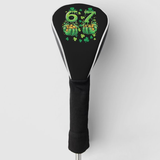 6 7 St. Patrick's Tag Golf Headcover (Vorderseite)