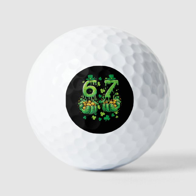 6 7 St. Patrick's Tag Golfball (Vorderseite)