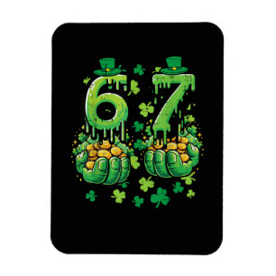 6 7 St. Patricks Tag Magnet