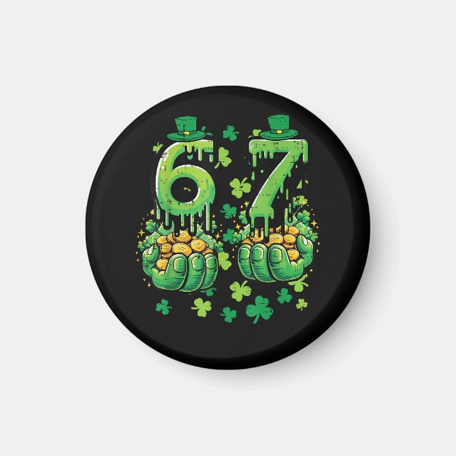 6 7 St. Patricks Tag Magnet (Vorne)