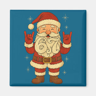 6 7 Weihnachten 67 Weihnachtsmann Six Seven Lustig Magnet