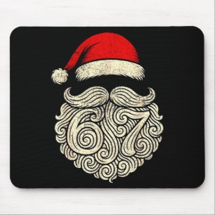 6 7 Weihnachten 67 Weihnachtsmann Six Seven Weihna Mousepad