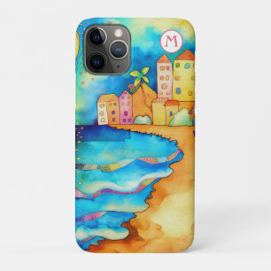 *~* 6 Aquarellsee Strand Umbrella Sand Case-Mate iPhone Hülle