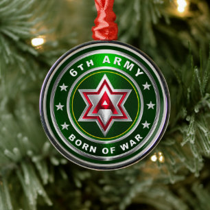 6. ARMY Metal Ornament Aus Metall