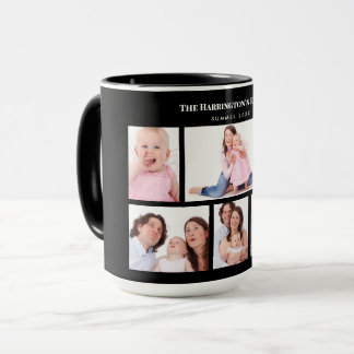 6 Bereiche Benutzerdefiniertes Foto Einfache elega Tasse