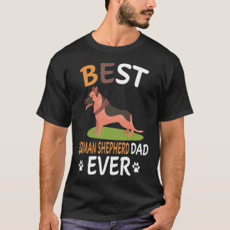 6 Bester Deutscher Schäferhund Dad überhaupt T-Shirt