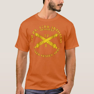 6. Bn 17. Field Artillery Regt w Künstlerisch Bran T-Shirt