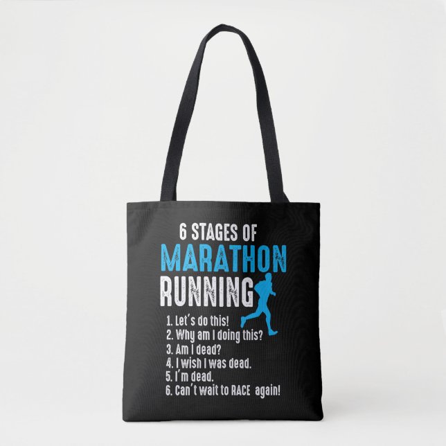 6 Bühnen Marathon Running Runner Triathlon Run Tasche (Vorderseite)
