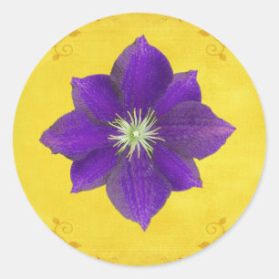 6. Chakra Geschenk - drittes Auge Runder Aufkleber