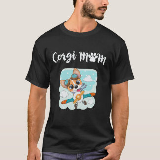 6 Corgi-Mama Corgi T-Shirt
