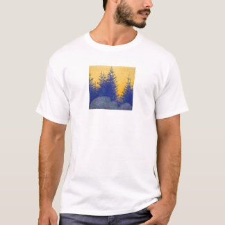 6" dekorative Landschaft T-Shirt