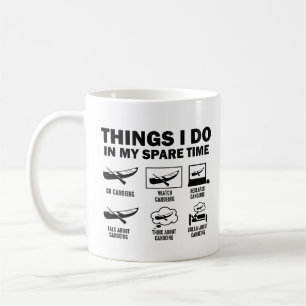 6 Dinge, die ich in meiner Freizeit Kanufahren lus Kaffeetasse