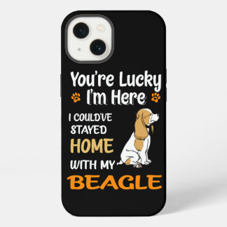 6 Du hast Glück zu Hause mit meinem Beagle iPhone Hülle