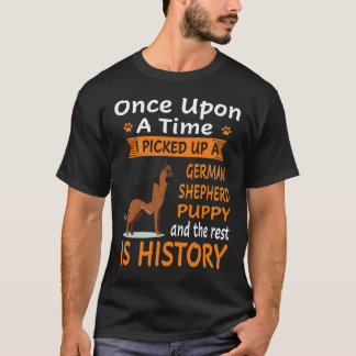 6 Einmal hob ich einen Deutschen Schäferhund auf P T-Shirt