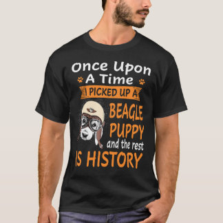 6 Es war einmal - Beagle-Welpe T-Shirt