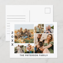 6 Familienname für Fotosammlungen Moderner Minimal
