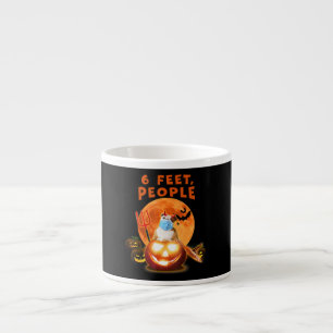 6 Feet People Bulldog Dog With Mask Halloween Gift Espressotasse