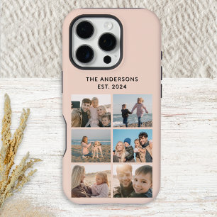 6-Foto-Collage Familienurlaub Benutzerdefiniert Bl iPhone 16 Pro Hülle