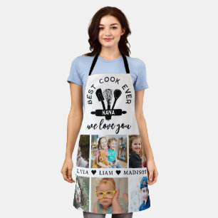 6 Foto Collage Liebe Sie Nana Bester Koch je Schürze
