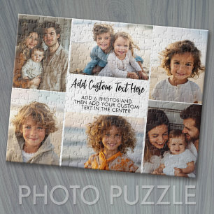 6-Foto-Collage - Modernes, minimales Raster mit Sc