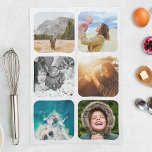 6 Foto Küchenhandtuch Vorgeschirr Rundrahmen Geschirrtuch<br><div class="desc">Personalisiertes Foto Teeküche Handtuch. Ideal für einen Liebsten,  der gerne Zeit in der Küche verbringt.</div>
