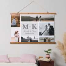 6 Foto Wedding Collage Newlyweds Keepake