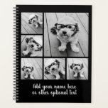 6 Fotocollage Optionaler Text — Schwarz bearbeiten Planer<br><div class="desc">Fügen Sie Ihre Lieblings-Bilder zu dieser lustigen Vorlage. Sie können quadratische Fotos oder beliebige Foto für dieses Raster verwenden.</div>