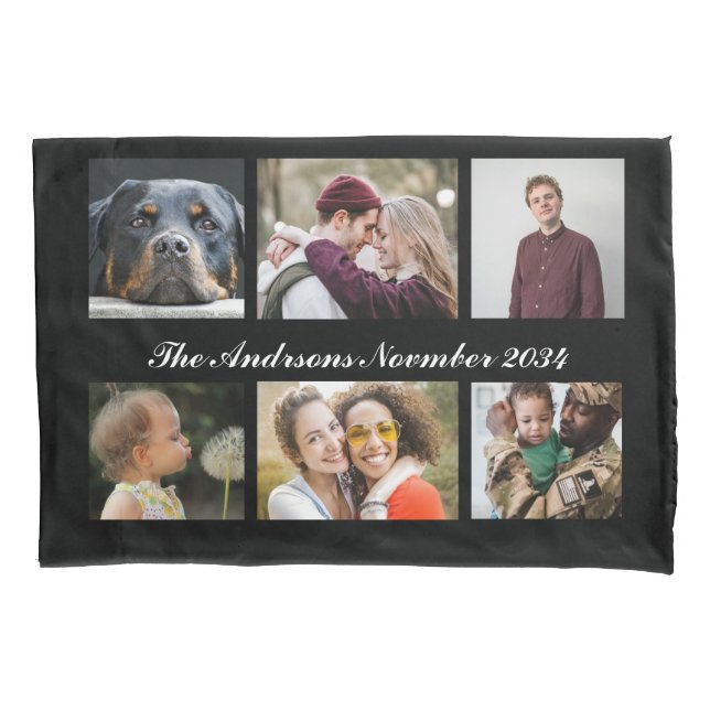 6 Fotos Pillowcase Kissenbezug (Vorderseite-Links)