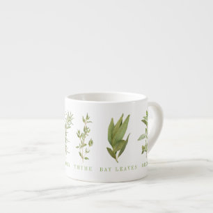 6 FRESCHE KRÄUTER Espresso Tasse