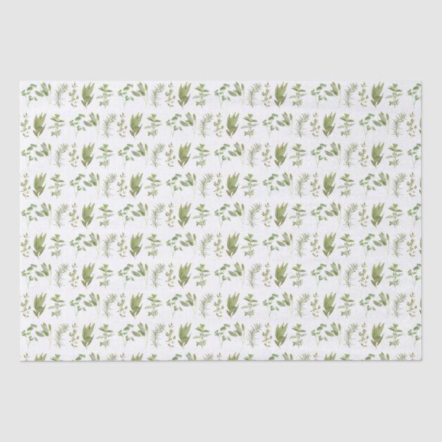 6 FRISCHES HERBS Tissue Paper II Seidenpapier (Vorderseite)