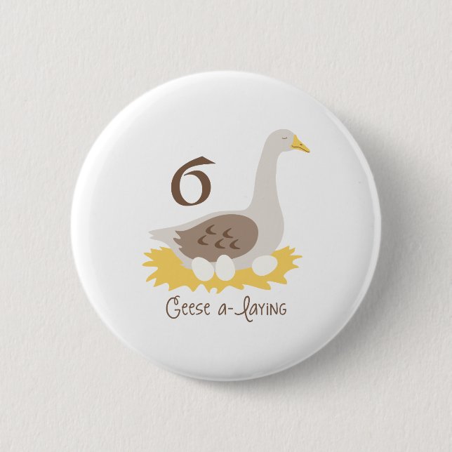 6 Gänse A-Lay Button (Vorderseite)
