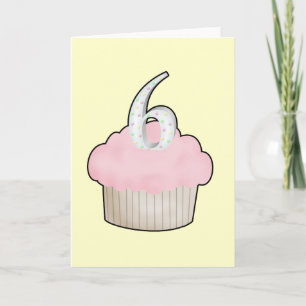 6. Geburtstag Cupcake Karte