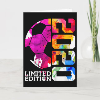 6. Geburtstag Fußball Limitierte Auflage  Karte