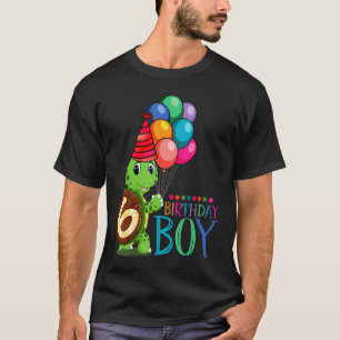 6. Geburtstag Gif Turtle 6 Jahre Junge Kinder T-Shirt