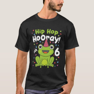 6. Geburtstag Junge Frosch Lover 6 Jahre alter son T-Shirt