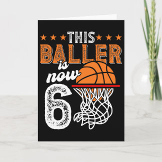 6. Geburtstag Jungen Sketll Spieler Dieser Ller Is Karte