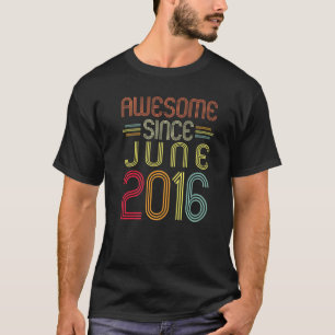6. Geburtstag Phantastisch seit Juni 2016 6 Jahre T-Shirt
