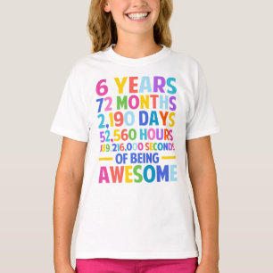 6. Geburtstag sechs Jahre Phantastisch T-Shirt