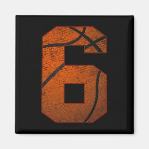 6. Geburtstagsfeier 6. 6. Geburtstag Bysketbyll Ge Magnet